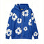 Denim Tears Cotton Wreath Full Zip-Up Hoodie - Royal Blue