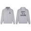 Gallery Dept. "Dépt. de la Galerie" Zip Hoodie – Grey French Print, Oversized Fit