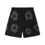 Denim Tears Cotton Wreath Shorts - Black/Dark Grey