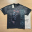 VALEFOREVER Dark Grey Washed Portrait Vale USA Retro Graphic T-Shirt