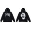 Revenge Smoke Skull Arch Logo Pullover Hoodie black