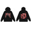 Revenge Earth Lightning Arch Logo Pullover Hoodie Black/red