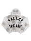 Valley Dreams Rhinestone Zip‑Up Hoodie, Unisex White Washed‑out Streetwear Jacket
