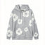 Denim Tears Cotton Wreath Full Zip-Up Hoodie - Grey