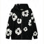 Denim Tears Cotton Wreath Full Zip-Up Hoodie - Black