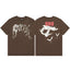 Revenge x Juice WRLD Brown 999 & Doves Short Sleeve T-Shirt