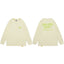 Gallery Dept. Hollywood Logo Long Sleeve T-Shirt - Cream/Neon Yellow