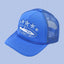 Blue Vintage Trucker Cap | Embroidered Streetwear Hat
