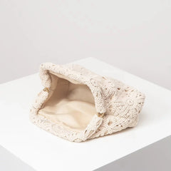Lora Handwoven Floral Pouch