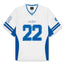 Broken Planet Football Jersey White Blue