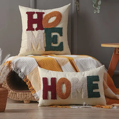 Tufted Colorblock Home Pillows