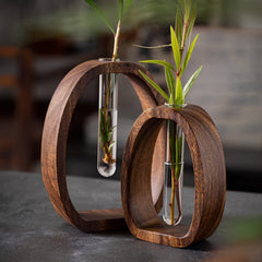 Torin Walnut Loop Vase
