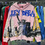 Valley Dreams Statue Of Liberty Cityscape Zip‑Up Hoodie, Pink Vintage Oversized Streetwear Unisex Jacket