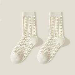 Cable Crew Socks