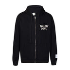 Gallery Dept. Minimalist Logo Zip-Up Hoodie