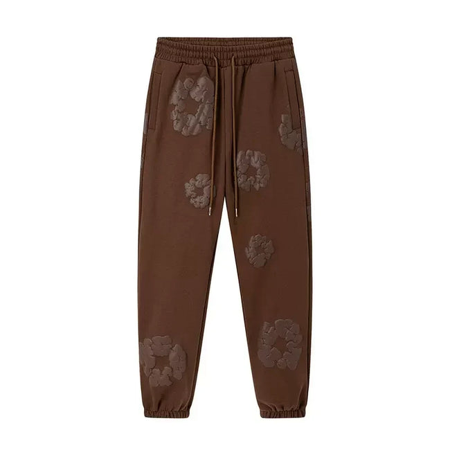 Denim Tears Cotton Wreath Sweatpants - Brown/Dark Brown Hover Image