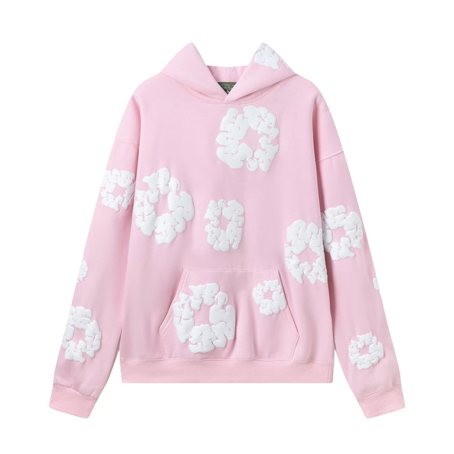 Denim Tears Cotton Wreath Hoodie - Pink Hover Image