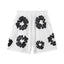 Denim Tears Cotton Wreath Shorts - White/Black