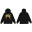 Revenge Black Arch Logo Pullover Hoodie Yellow