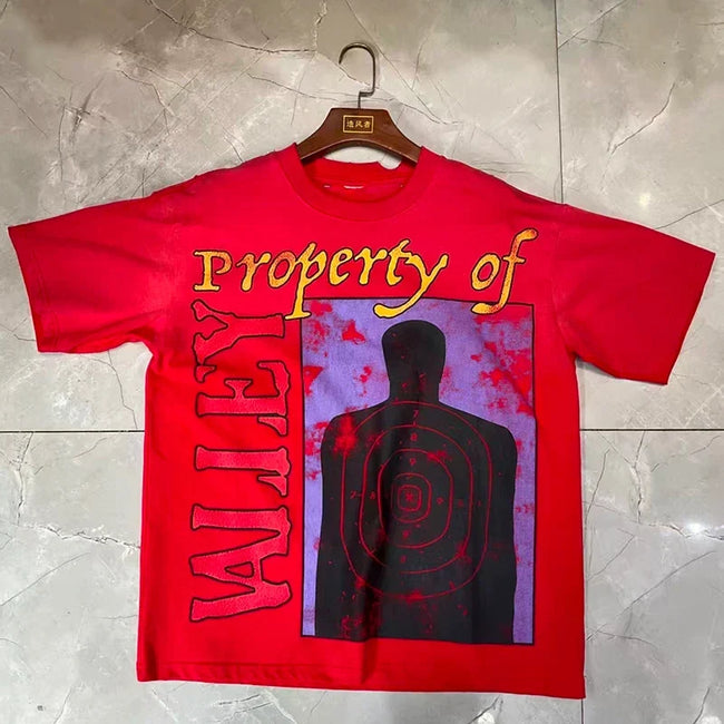 Valleydream Red Property Of Valley Target Vintage Graphic T-Shirt Hover Image