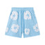 Denim Tears Cotton Wreath Shorts - Sky Blue