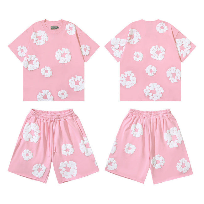 Denim Tears Cotton Wreath  Set - Pink Hover Image