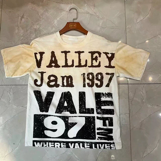 Valleydream Cream Valley Jam 1997 Vintage Festival Graphic T-Shirt Hover Image
