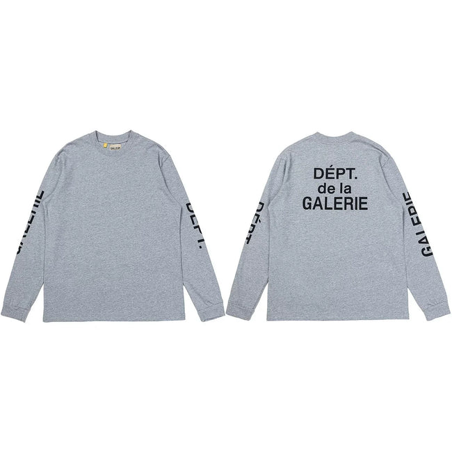 Gallery Dept. Sleeve Print DÉPT. de la GALERIE Long Sleeve T-Shirt - Light Grey Hover Image