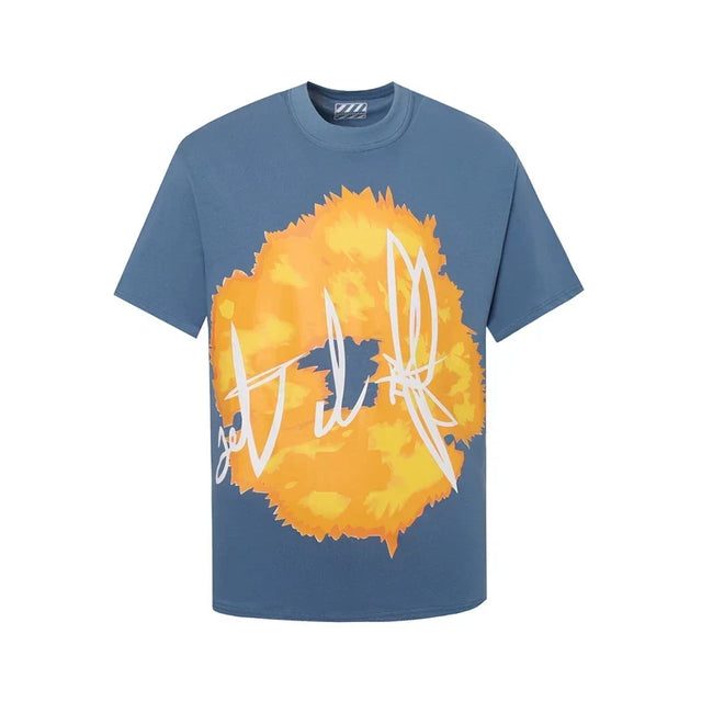 Denim Tears Graphic T-Shirt - Blue/Yellow Sunburst Hover Image