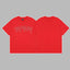 Revenge Outline Arch Logo Short Sleeve T-Shirt Red