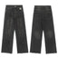 Revenge Vintage Wash Thorn Embroidery Relaxed Denim Jeans