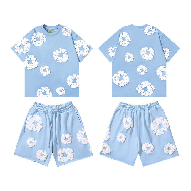 Denim Tears Cotton Wreath  Set - Sky Blue Hover Image