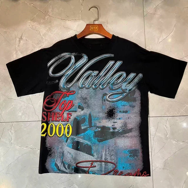 Valleydream Black Valley Top Shelf 2000 Retro Graphic T-Shirt Hover Image