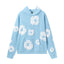 Denim Tears Cotton Wreath Hoodie - Sky Blue