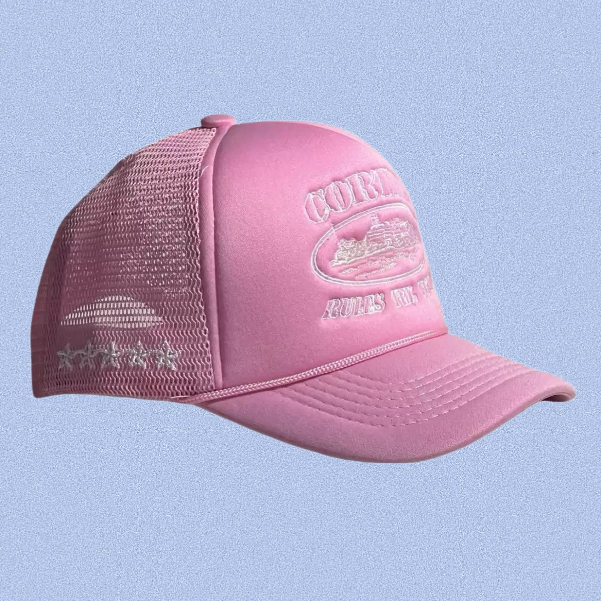 Pink Vintage Trucker Cap | Soft Tone Streetwear Hat