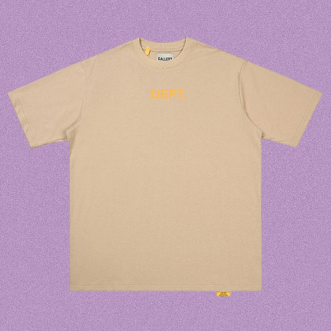 Gallery Dept. Minimalist DEPT. Short Sleeve T-Shirt - Khaki/Yellow Hover Image