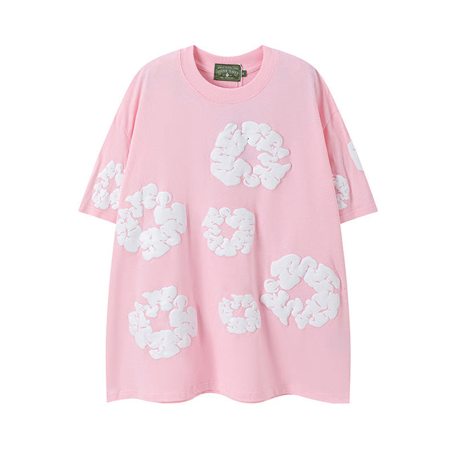 Denim Tears Cotton Wreath T-Shirt - Pink Hover Image