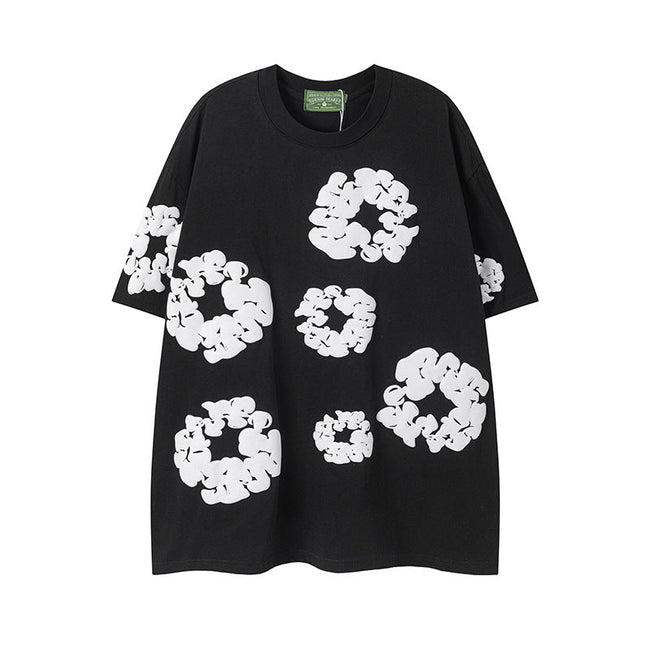 Denim Tears Cotton Wreath T-Shirt - Black Hover Image