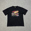 Corteiz “Rules The World” Racing Car Graphic Black T-Shirt — Retro Automotive Print on Oversized Streetwear Tee