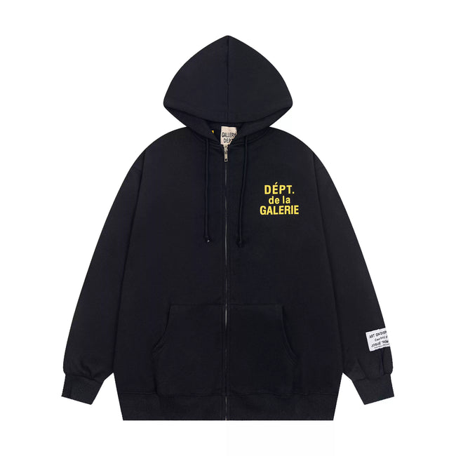 Gallery Dept. Back Logo Graphic Zip-Up Hoodie Main Image