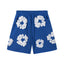 Denim Tears Cotton Wreath Shorts - Royal Blue