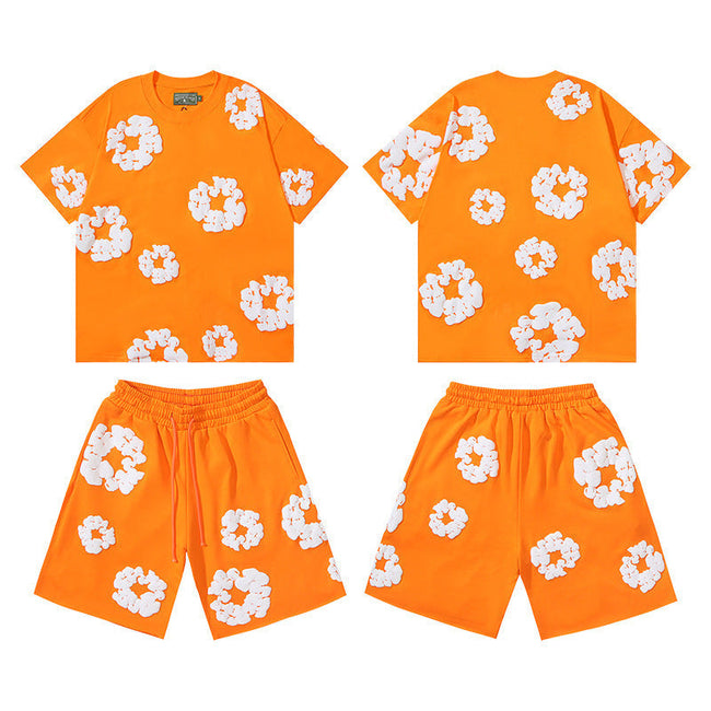 Denim Tears Cotton Wreath Set - Orange Hover Image