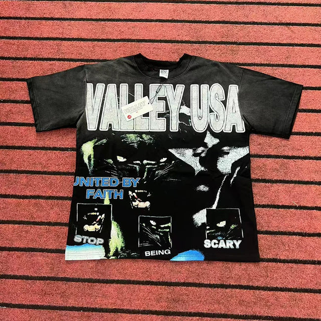 Valleydream Black Valley USA United By Faith Vintage T-Shirt Hover Image
