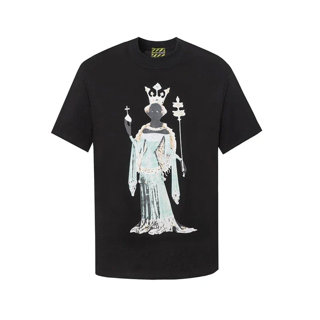 Denim Tears Art Graphic T-Shirt - Black/Crown Figure Hover Image