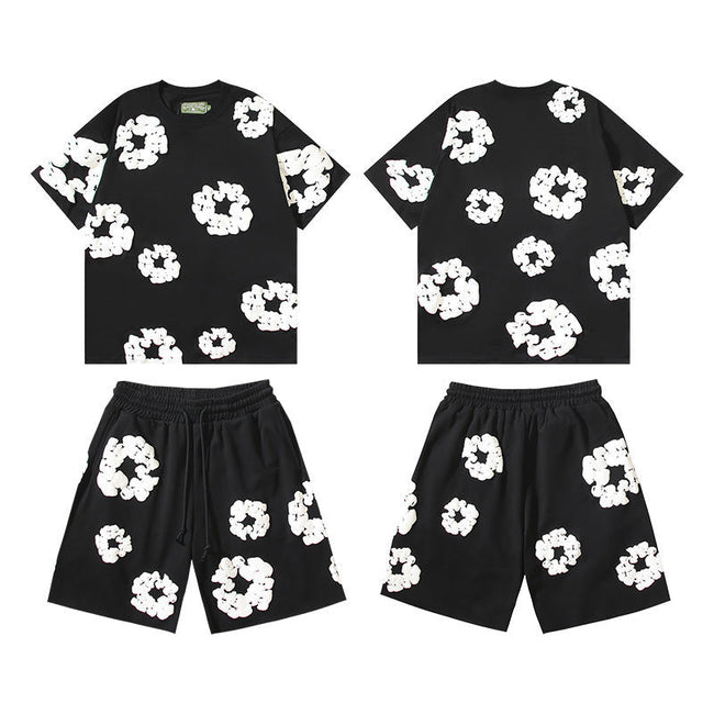 Denim Tears Cotton Wreath  Set - Black/White Hover Image