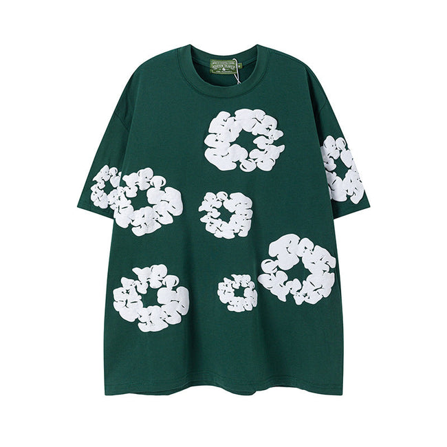 Denim Tears Cotton Wreath T-Shirt - Forest Green Hover Image