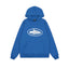 Royal Blue Vintage Graphic Hoodie – Oversized Streetwear Pullover Sweatshirt