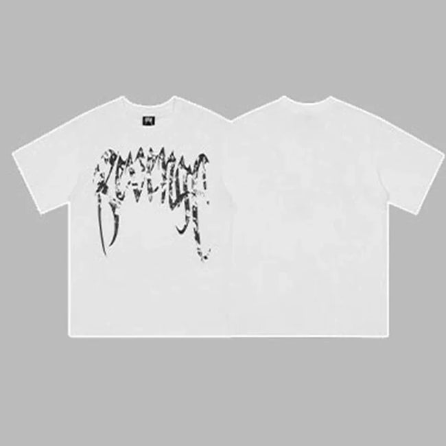 Revenge Classic Arch Logo Short Sleeve T-Shirt White Hover Image