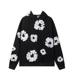 Denim Tears Cotton Wreath Hoodie - Black