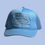 Blue Tonal Trucker Cap | Modern Streetwear Embroidered Hat